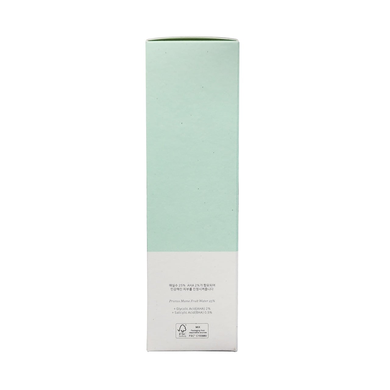 Features ingredients for Beauty of Joseon Green Plum Refreshing Toner AHA BHA (150 mL)