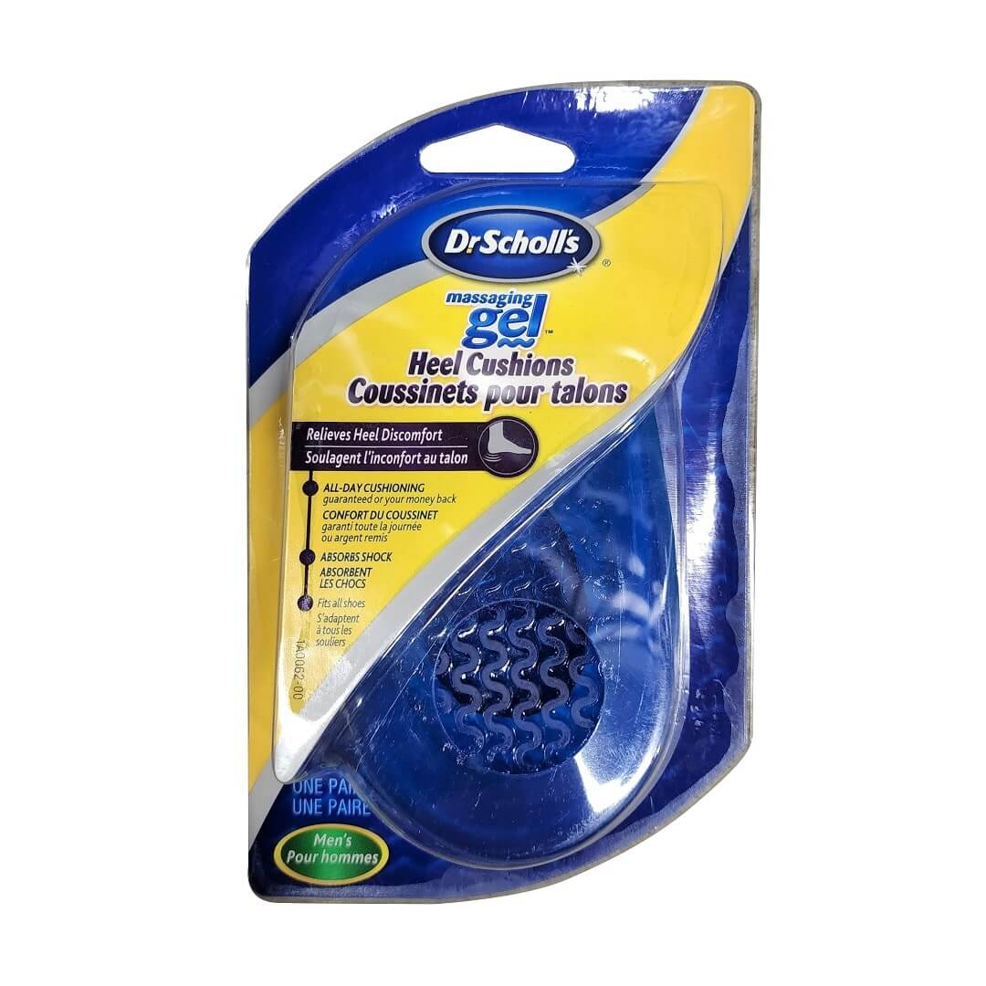 Scholl's Massaging Gel Heel Cushions for Men (1 pair