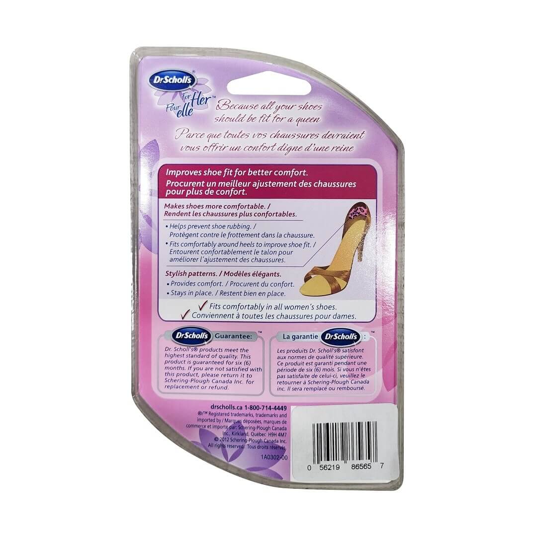 Description and features for Dr. Scholl's for Her Sole Expressions Heel Liners (3 pairs)