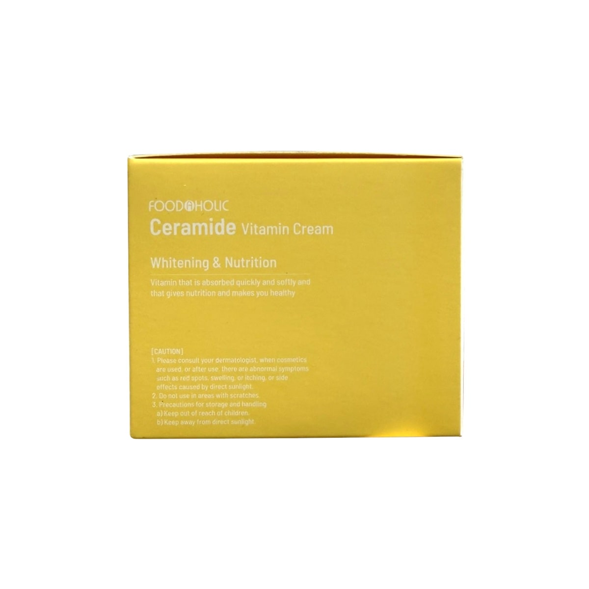 Caution for Foodaholic Ceramide Vitamin Cream (100 mL)