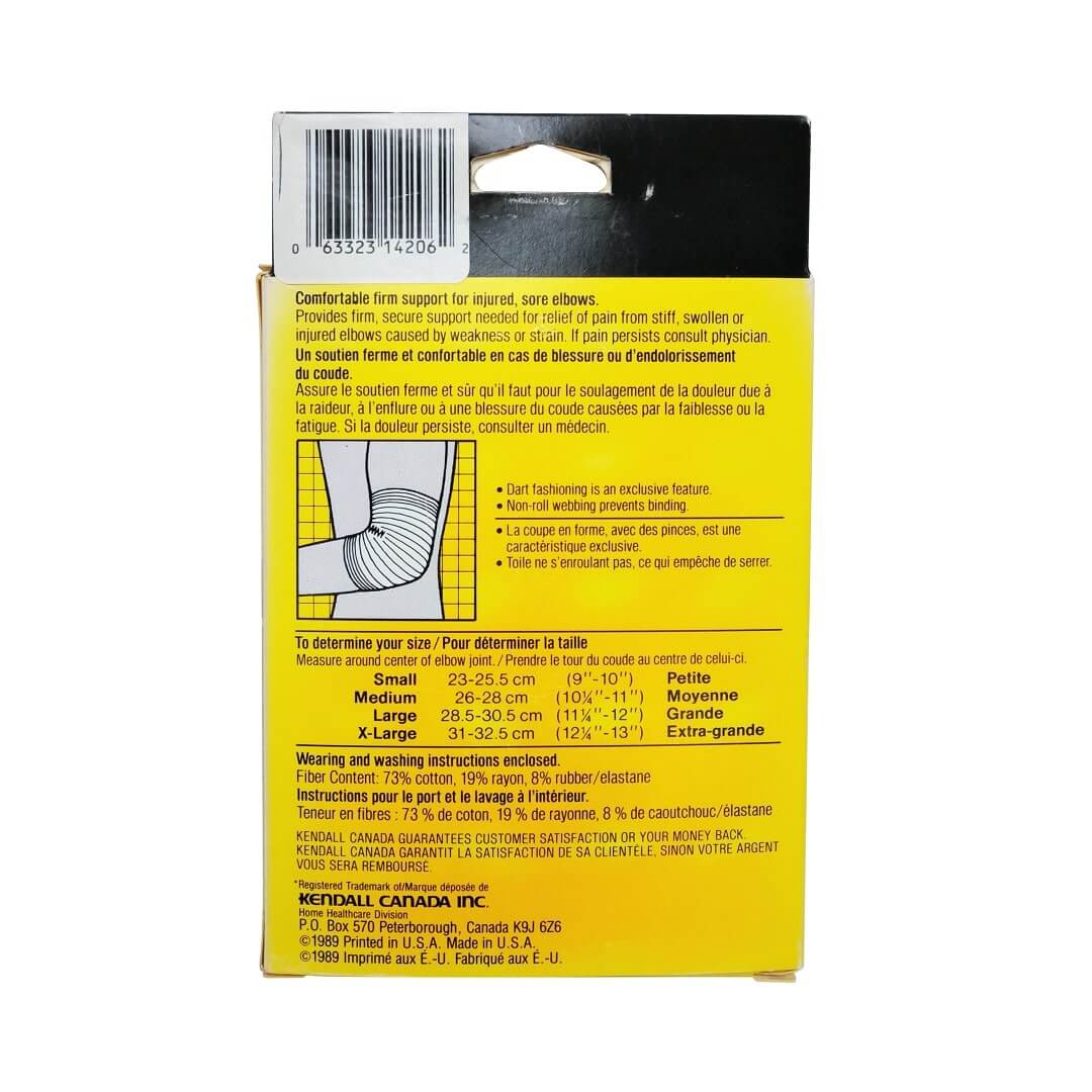 Description, features, and size chart for Futuro Elbow Brace (X-Large)