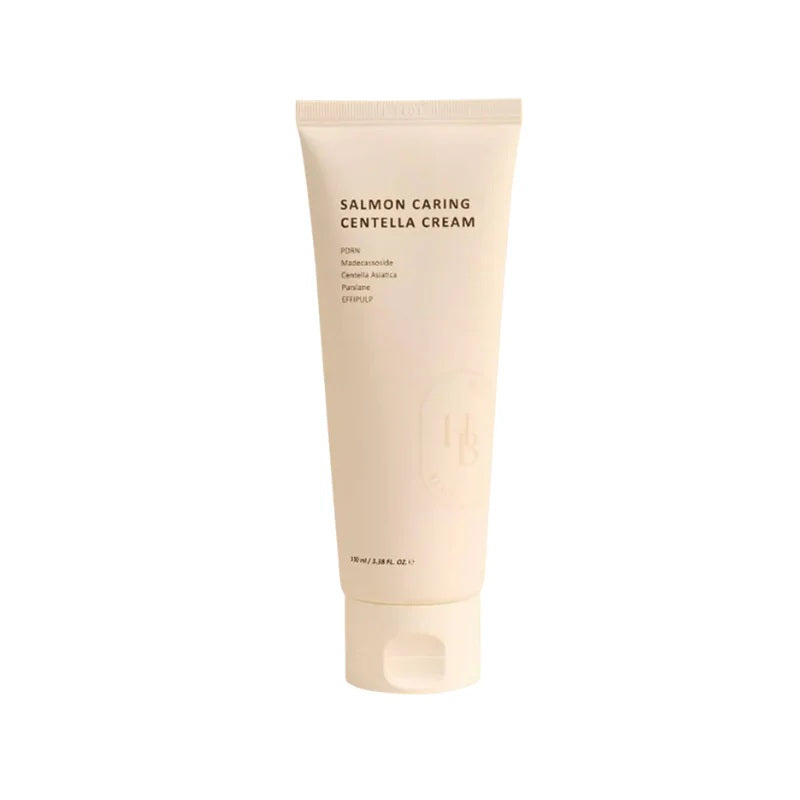 Tube for HEVEBLUE Salmon Caring Centella Cream (100 mL)
