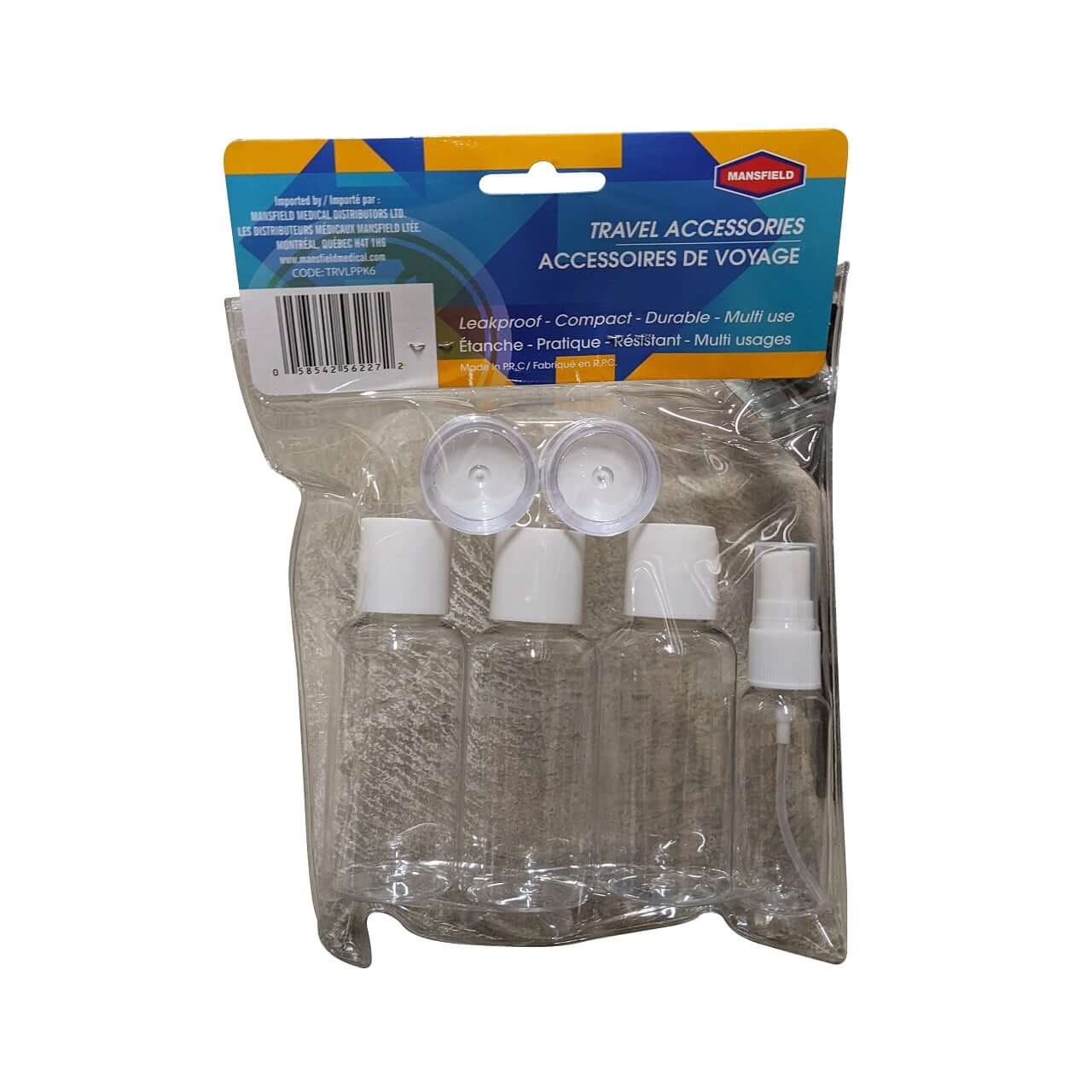 UPC for Mansfield 6 Piece Travel Set