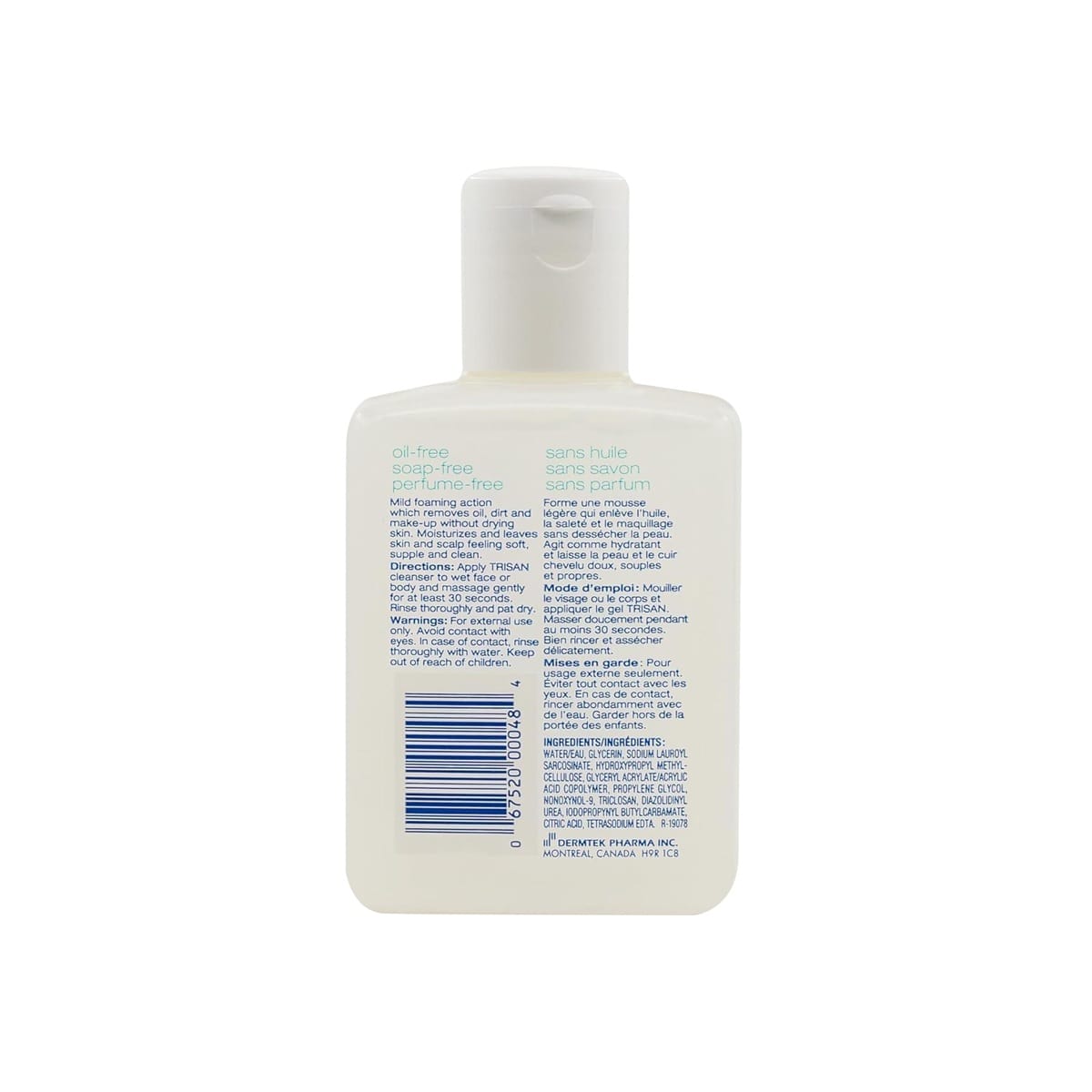 Description, directions, ingredients, warnings for Trisan Gel Skin Cleanser (225 mL)