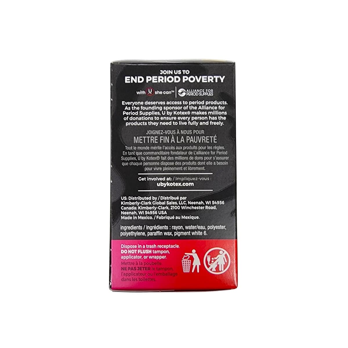 Description for U by Kotex Click with ComfortFlex Regular Tampons (16 count)