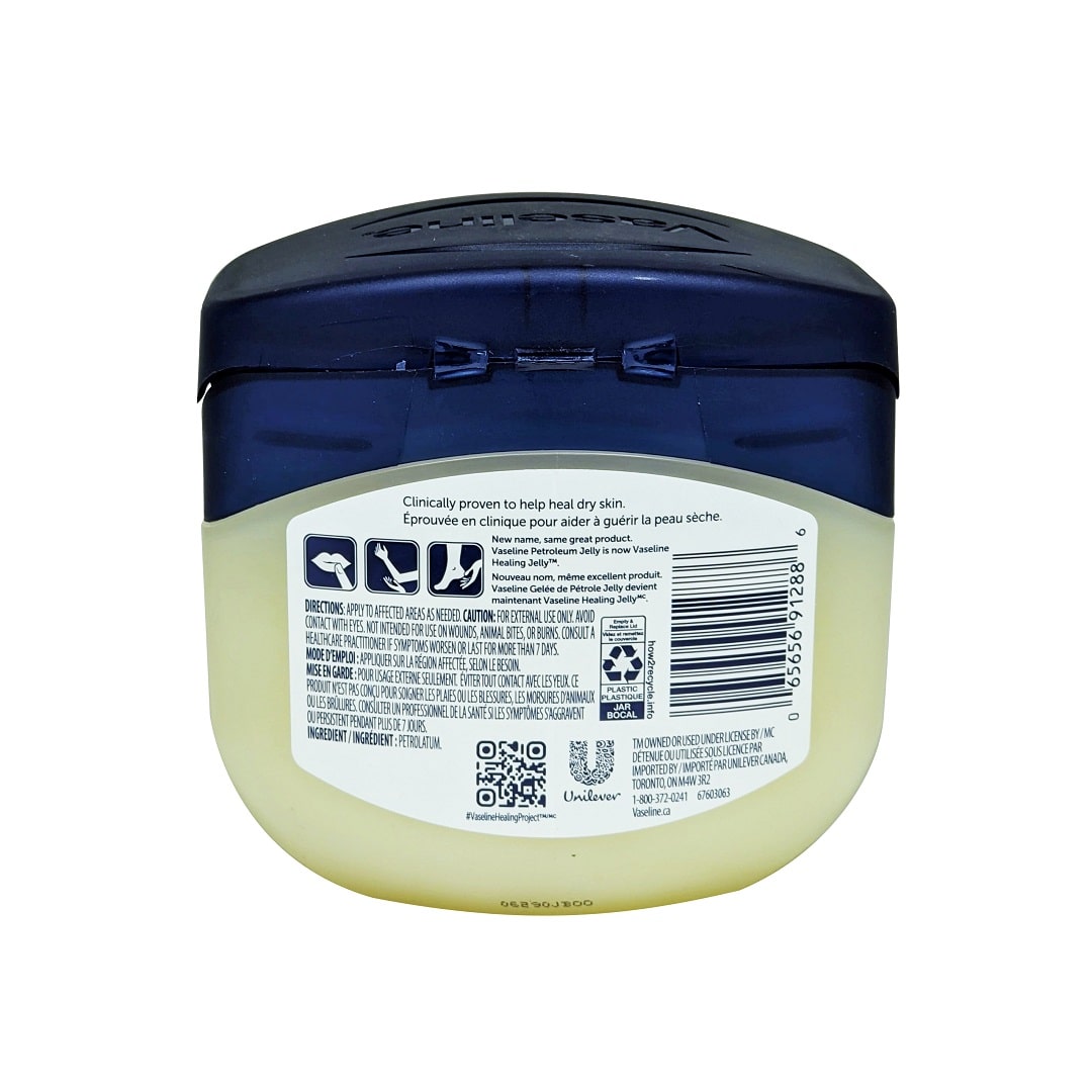 Directions, ingredients, caution for Vaseline Petroleum Jelly Original 375g
