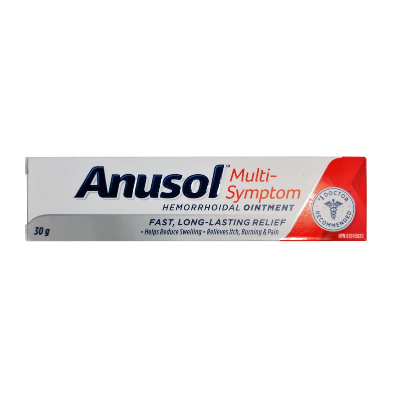 Anusol Multi-Symptom Hemorrhoidal Ointment contains a gentle astringent that can help reduce swelling and relieve itching, burning, and pain associated with hemorrhoids. This ointment is formulated to provide fast, long-lasting, and soothing relief.