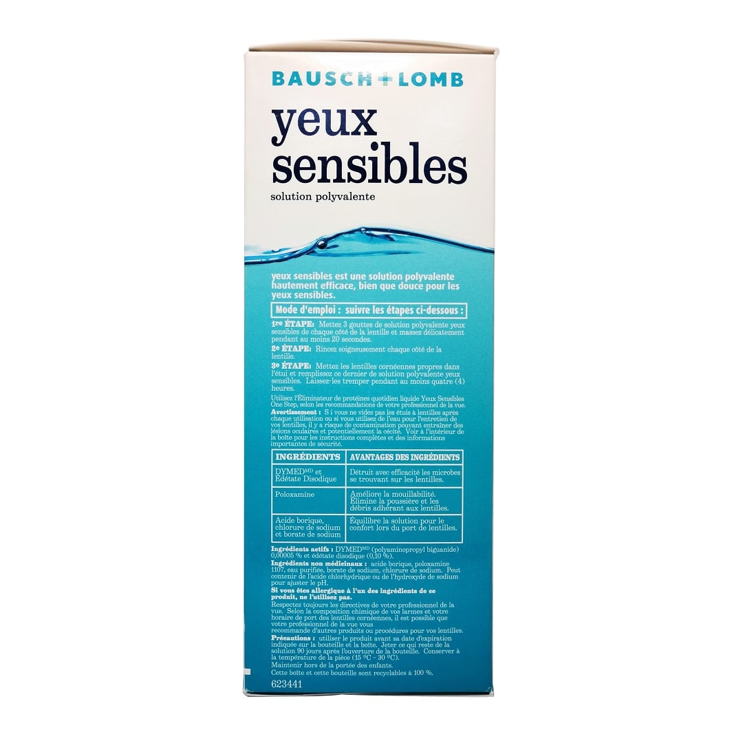 Bausch & Lomb Sensitive Eyes Multi-Purpose Solution for Soft Contact Lens (355 mL)