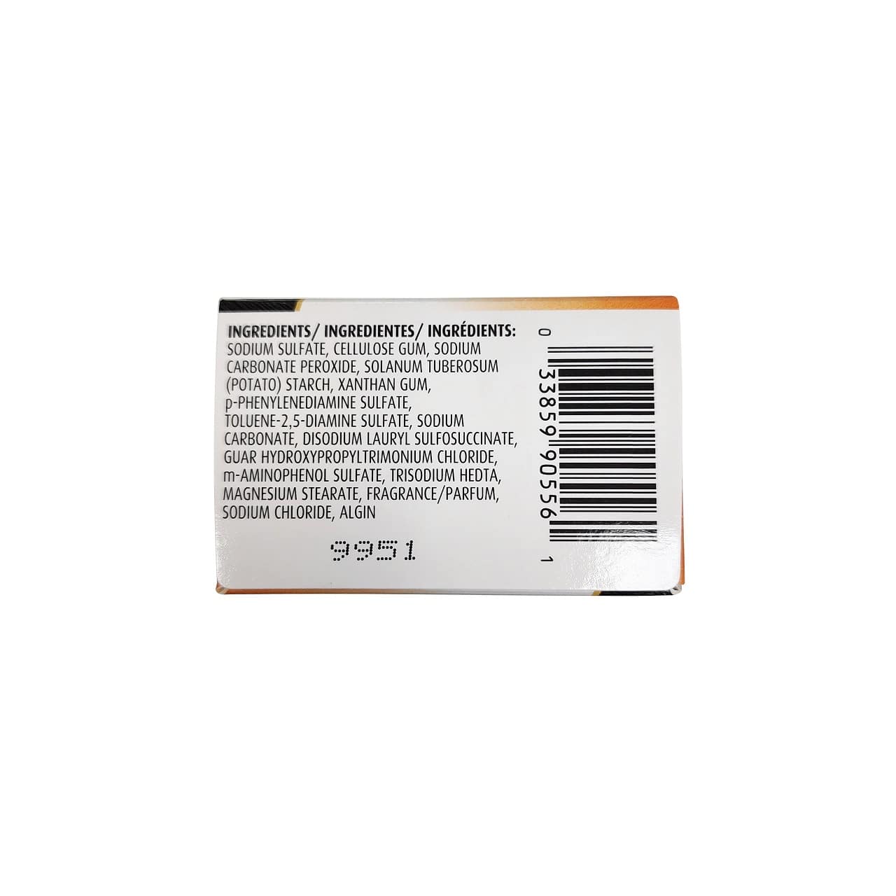 Ingredients for Bigen Permanent Powder Hair Colour #56 Black Brown (6 grams)