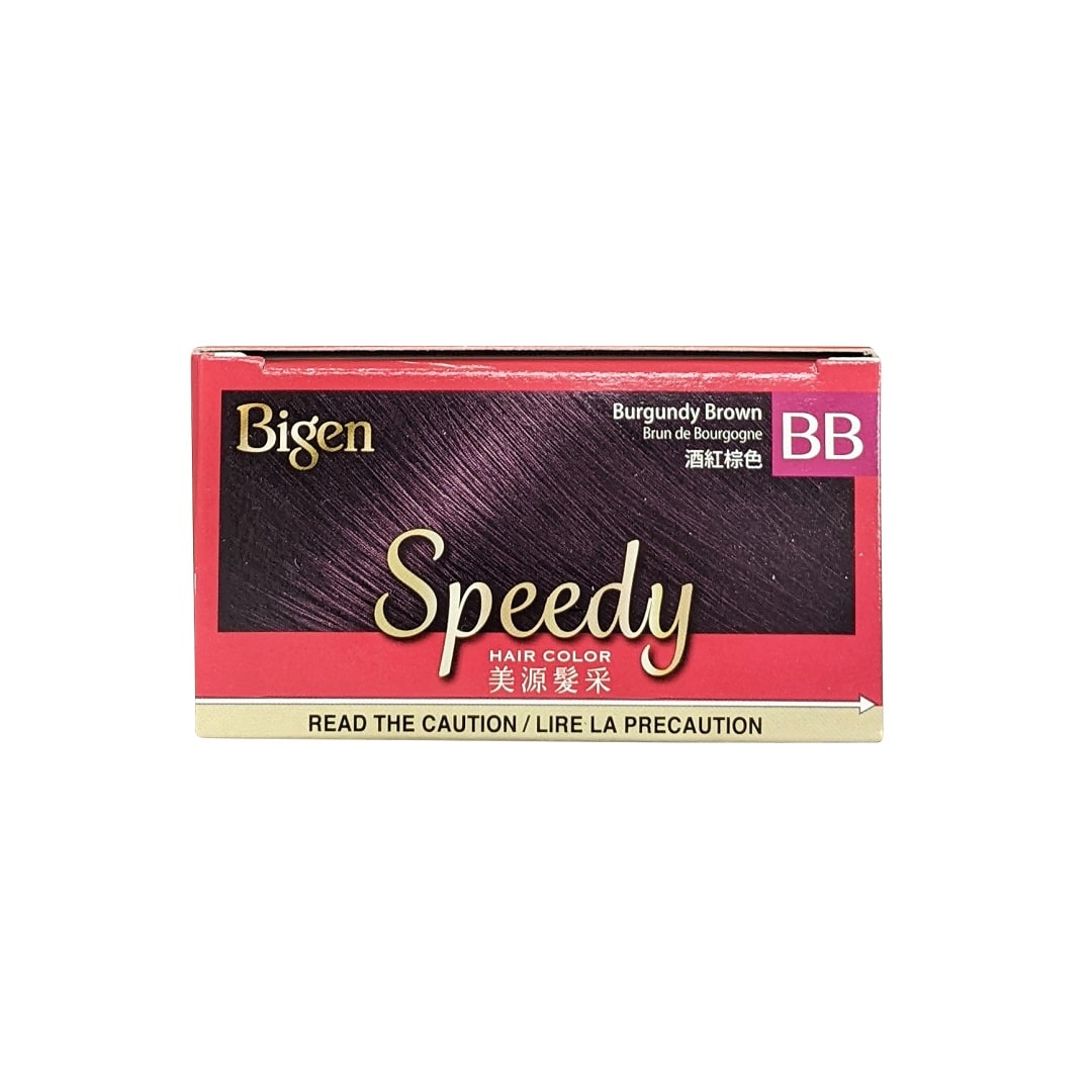 Colour swatch for Bigen Speedy Hair Color Burgundy Brown (BB) (80 grams)