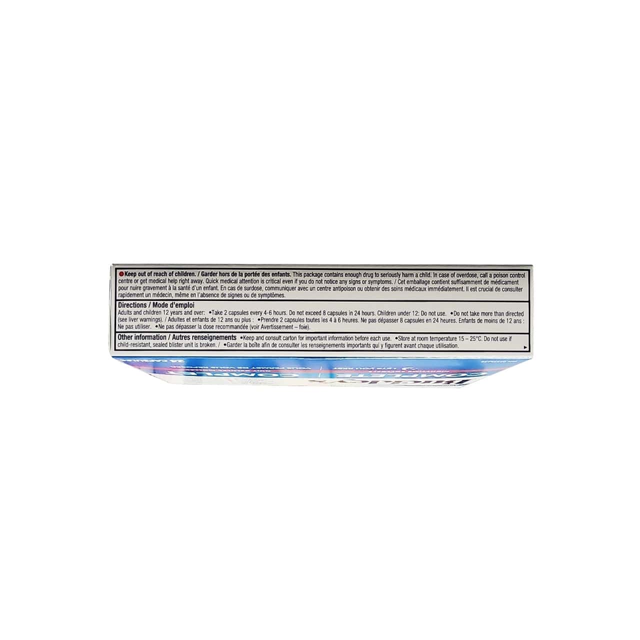 Warnings, directions, other info for Buckley's Complete Nighttime Softgels (24 capsules)