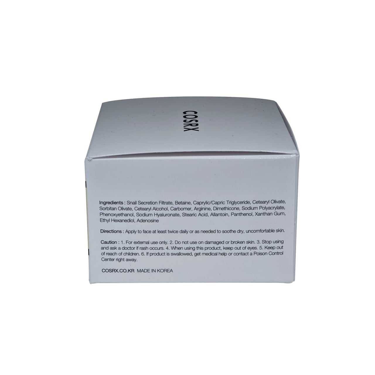 Product details for COSRX Advanced Snail 92 All in One Cream in English