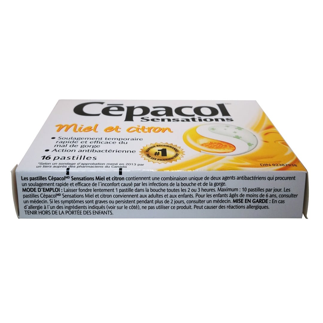 Cepacol Sensations Honey and Lemon (16 lozenges)
