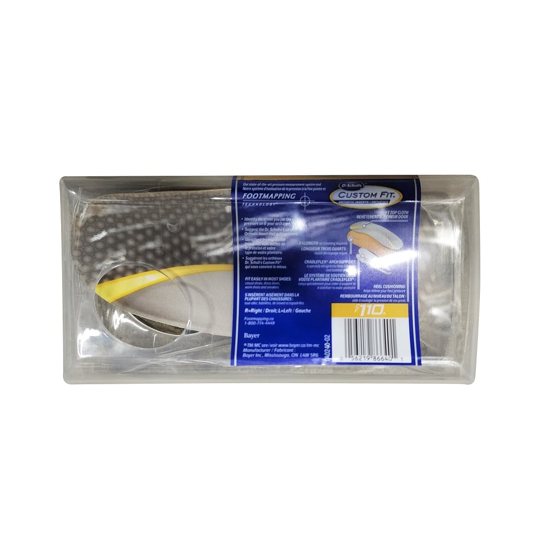 Description and features for Dr. Scholl's Custom Fit CF110 Orthotic Inserts (1 pair)