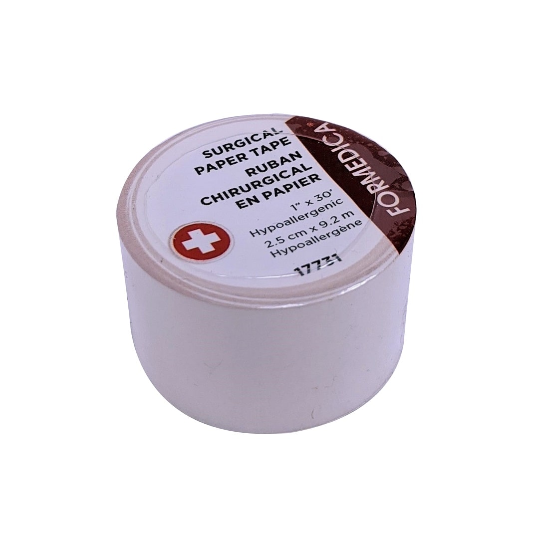 Product image and label for Formedica Surgical Paper Tape (2.5cm x 9.2m)