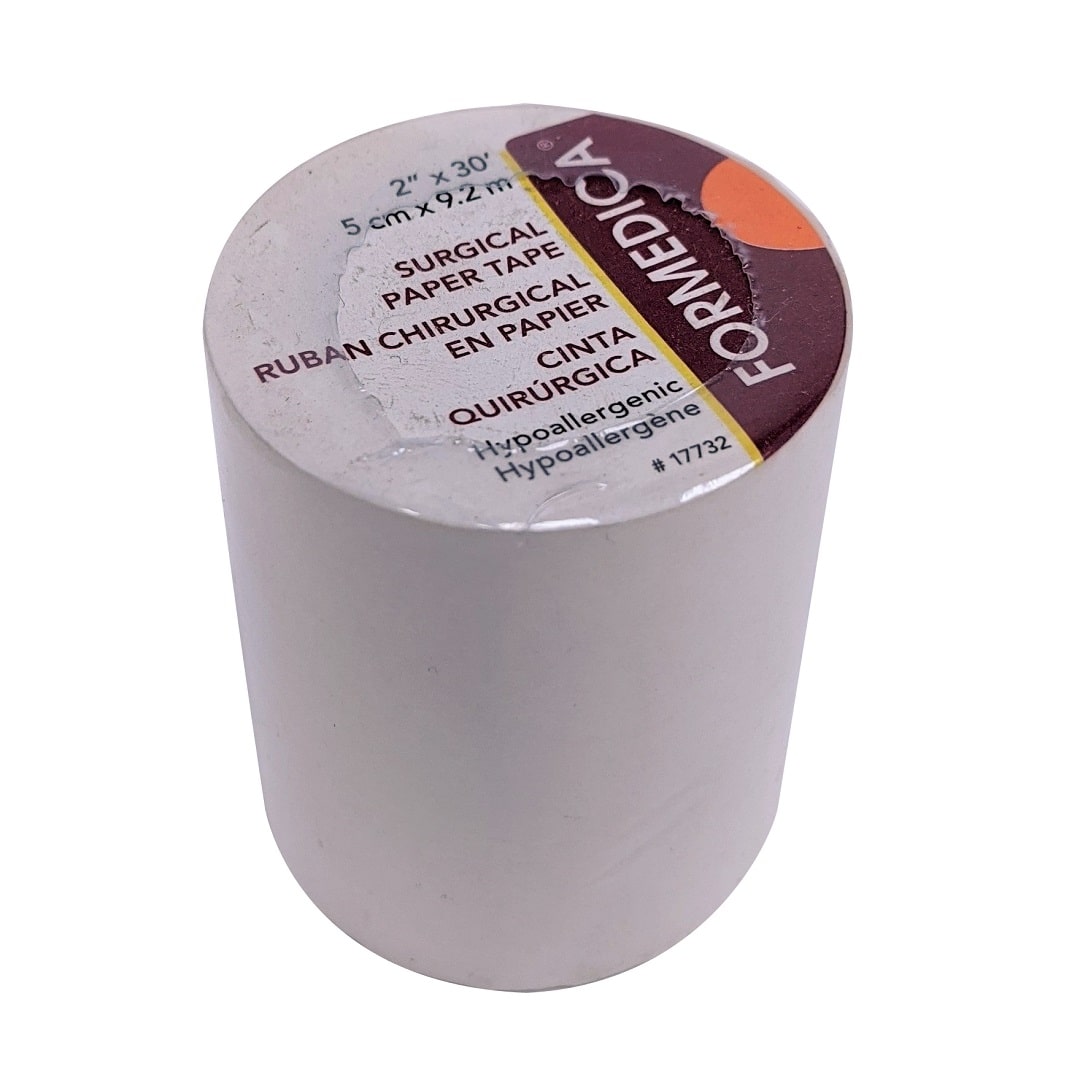Product image and label for Formedica Surgical Paper Tape (5cm x 9.2m)