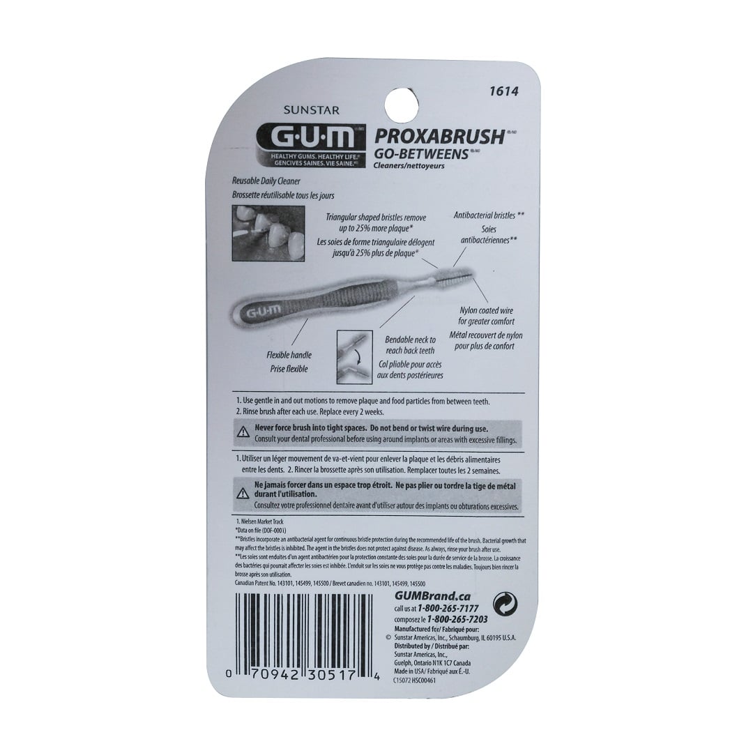 GUM Proxabrush Go Between Cleaners (Wide) (8 count)