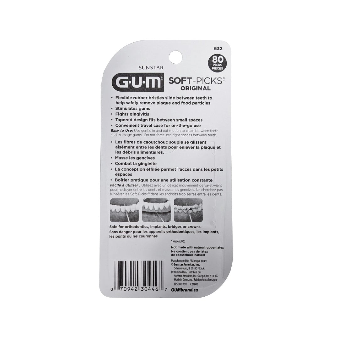 Features for GUM Soft-Picks Original (80 count)