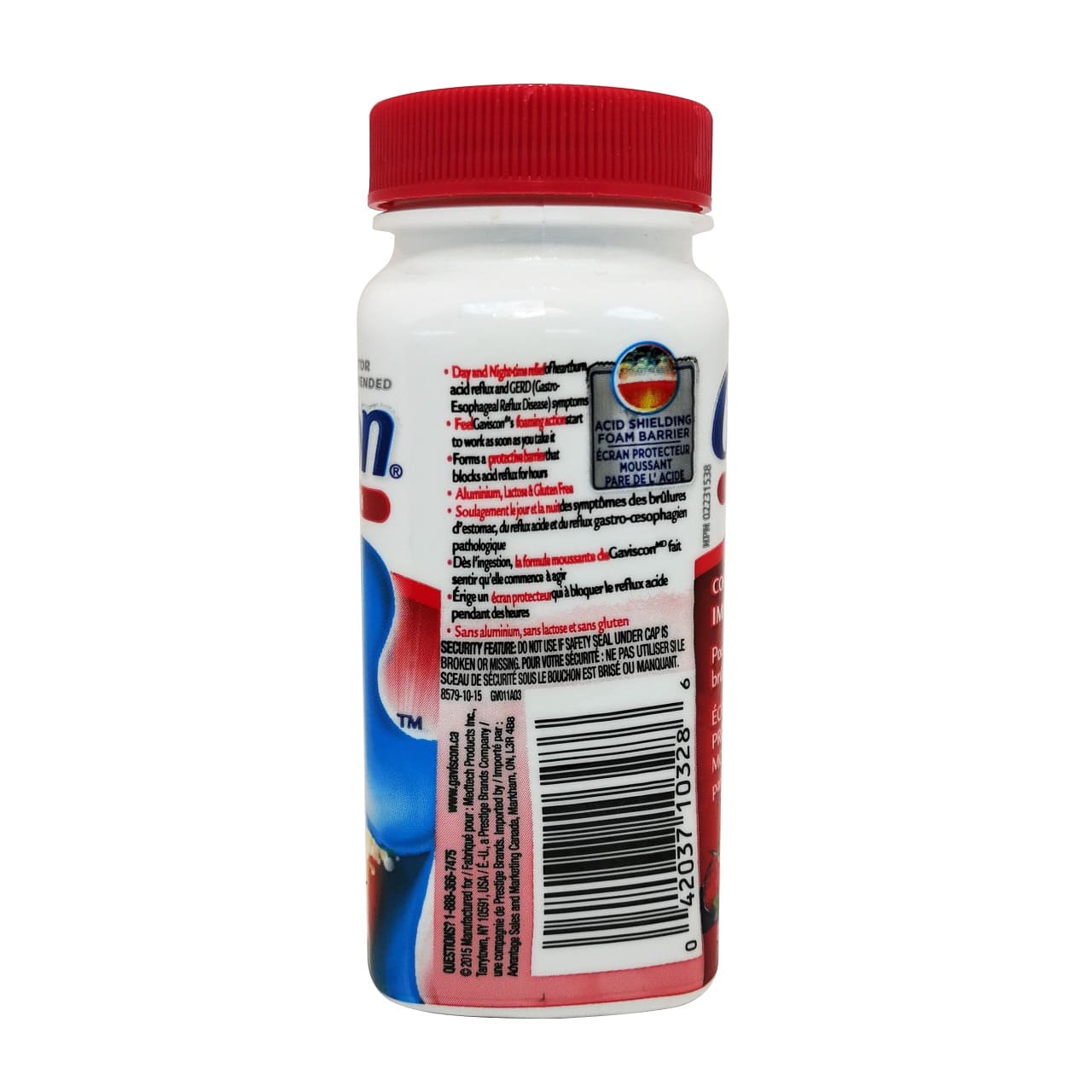 Product features for Gaviscon Extra Strength Fruit Blend Flavour (25 Chewable Foamtabs)