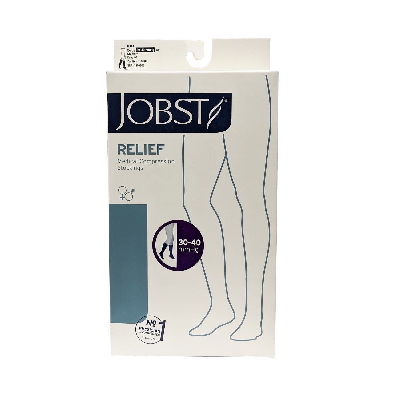 Compression Stockings Women Men 30-40mmHg Thigh High Relief