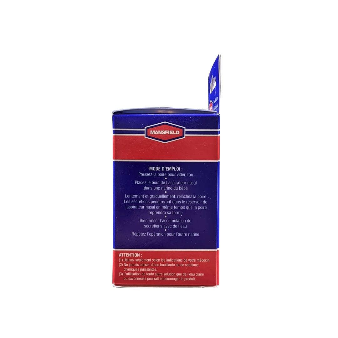 Instructions for Mansfield Nasal Aspirator in French