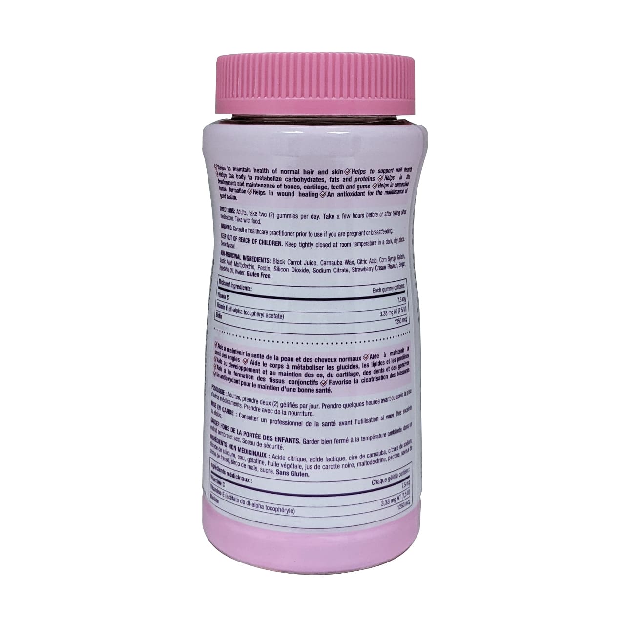 Product details, ingredients, and directions for Nature's Bounty Multivitamin for Hair, Skin, & Nails with Biotin