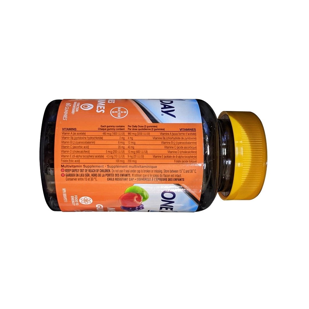 Ingredients for One A Day Multivitamin Gummies for Men (60 gummies)