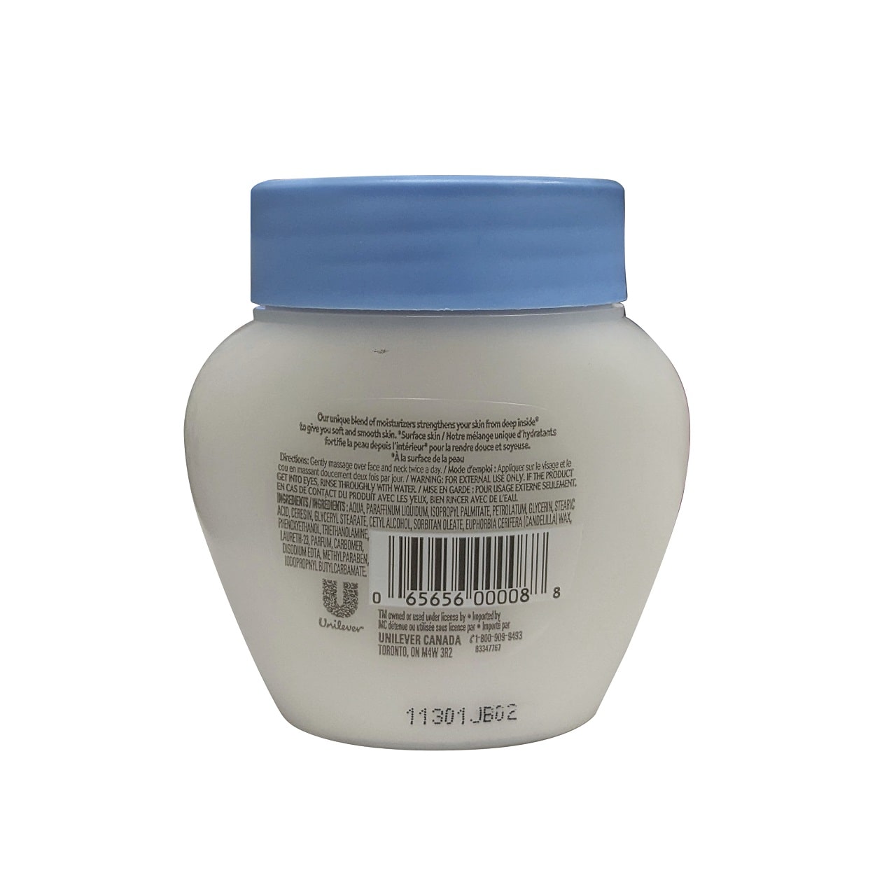 Description, directions, ingredients, and warnings for Pond's Dry Skin Cream Moisturizer (180 mL)