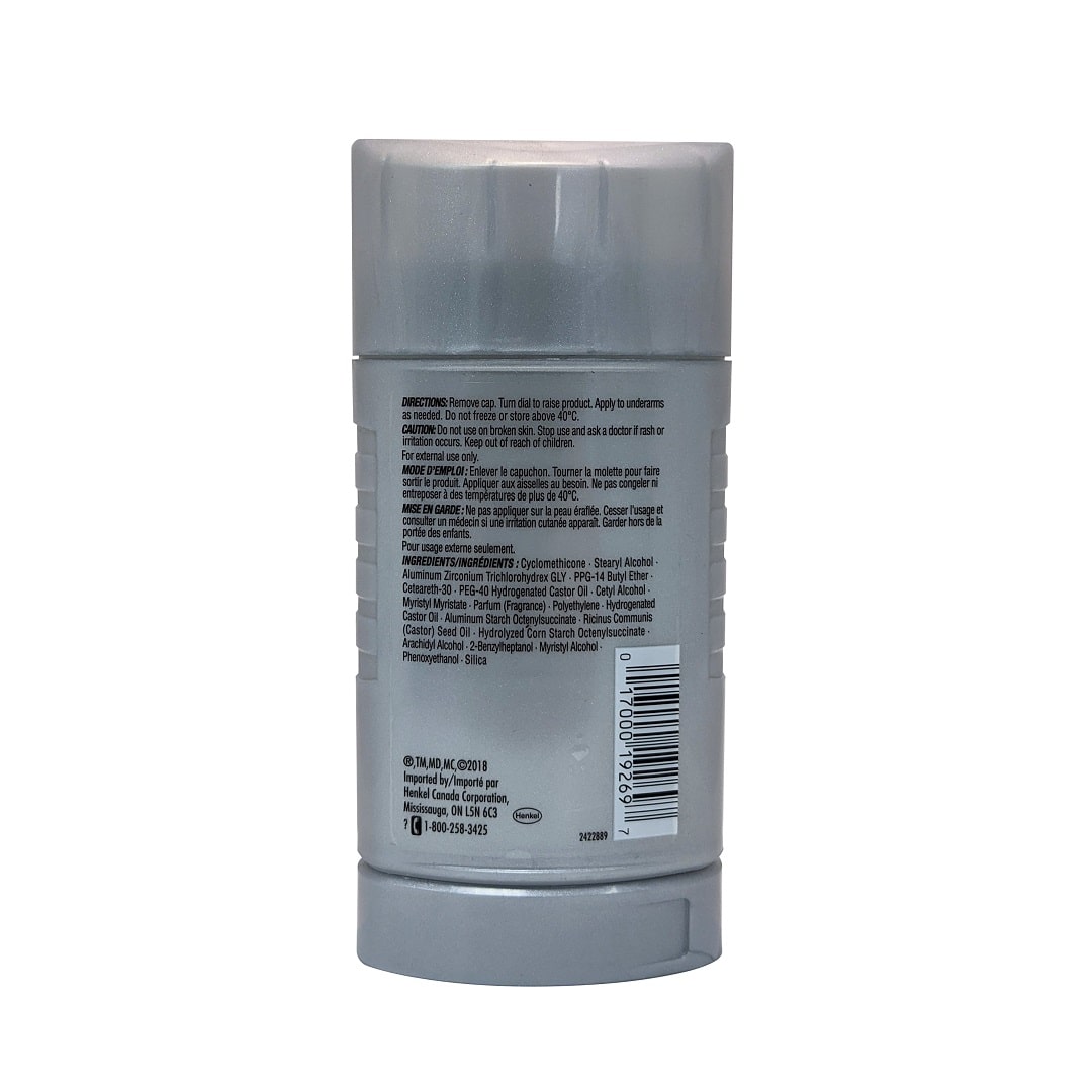 Directions, cautions, and ingredients for Right Guard Xtreme Defense Arctic Refresh Antiperspirant 72 Hour Protection (73 grams)