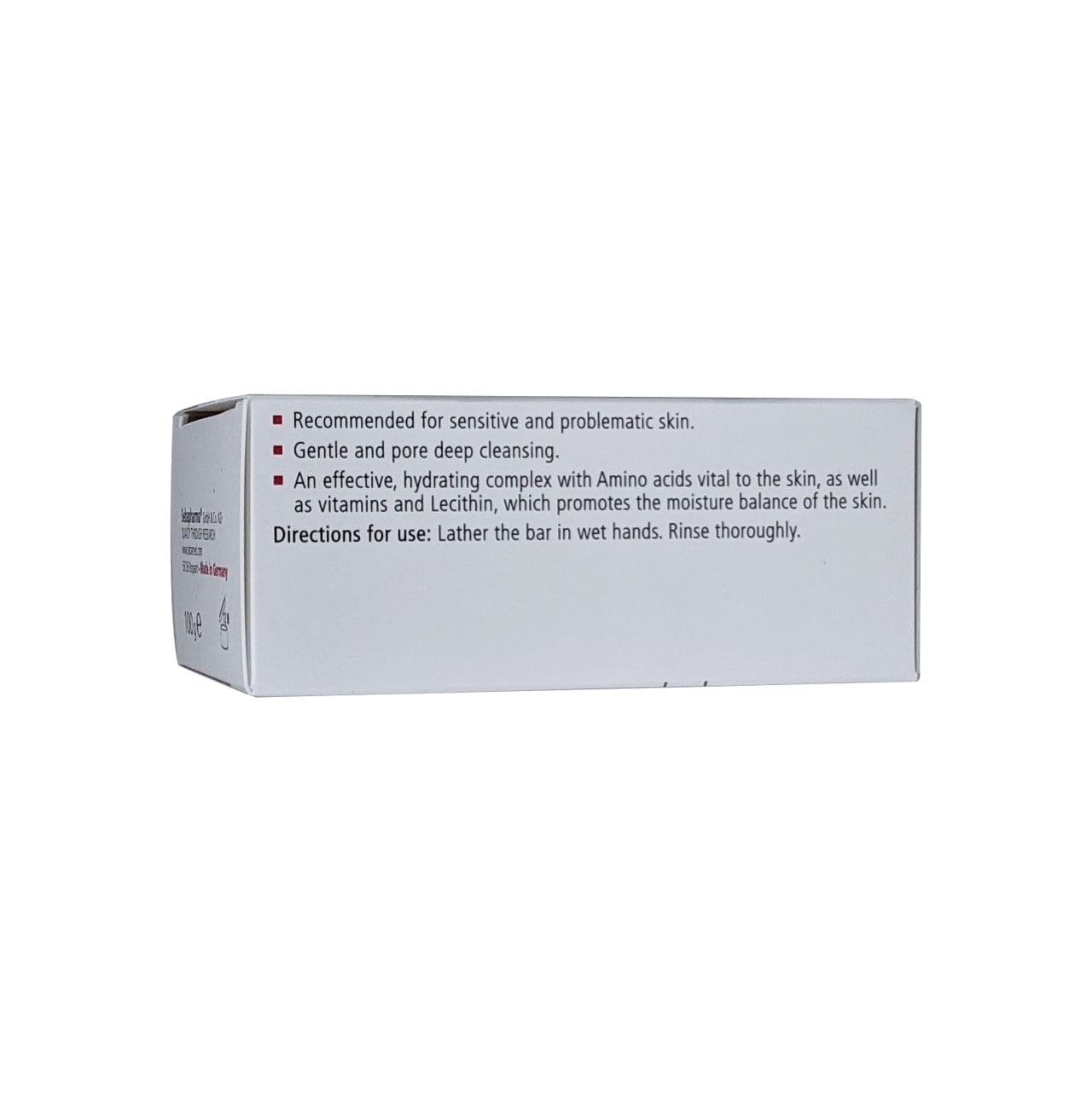 Product details and directions for Sebamed Cleansing Bar