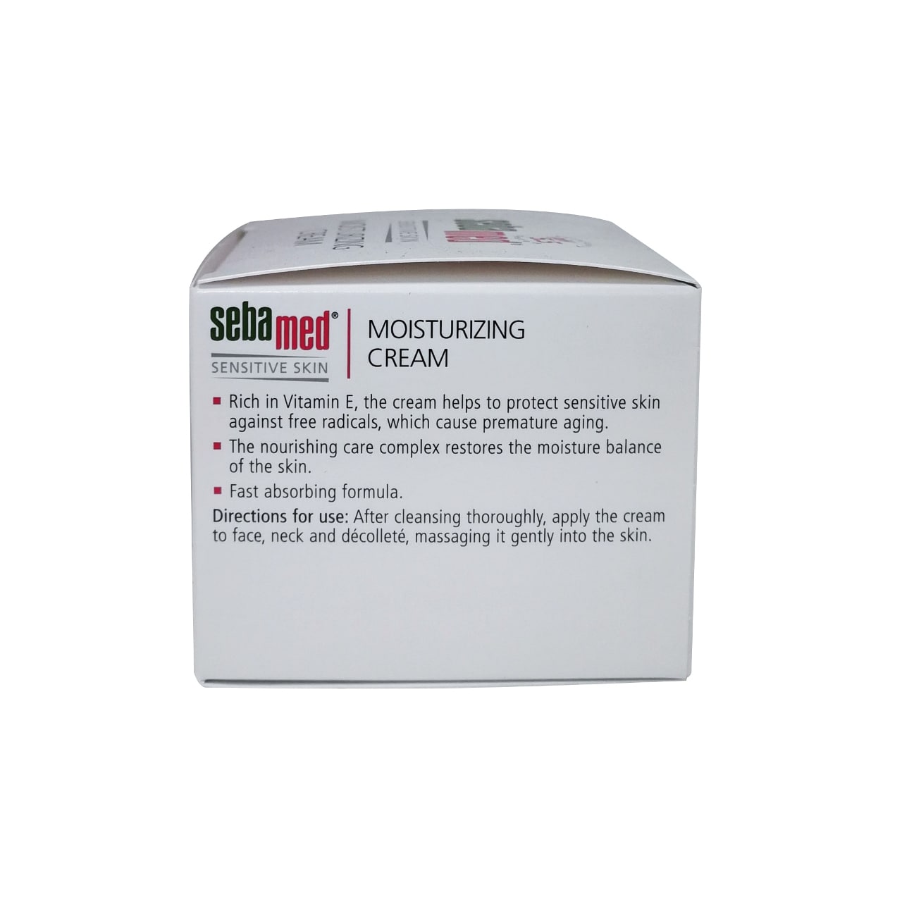 Product details and directions for Sebamed Moisturizing Cream