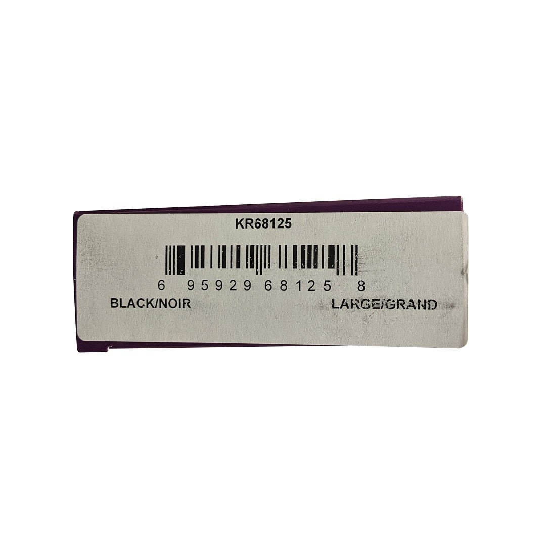 Product details for Support Plus by Therafirm 15-20 mmHg - Knee High Stockings / Black (Large)