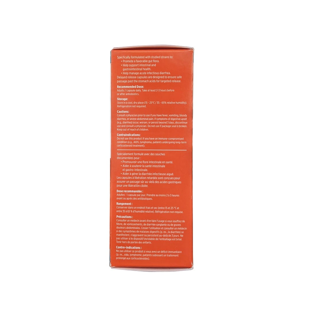 Description, dose, cautions for UTIVA Probiotic 12 Billion CFU (30 capsules)