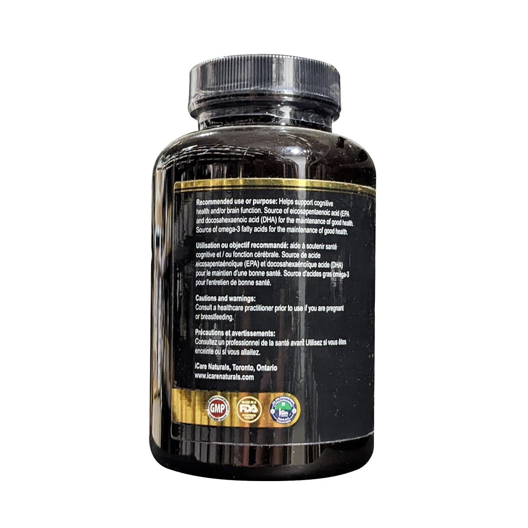 Uses and cautions for iCare Naturals Omega 3 (90 softgels)