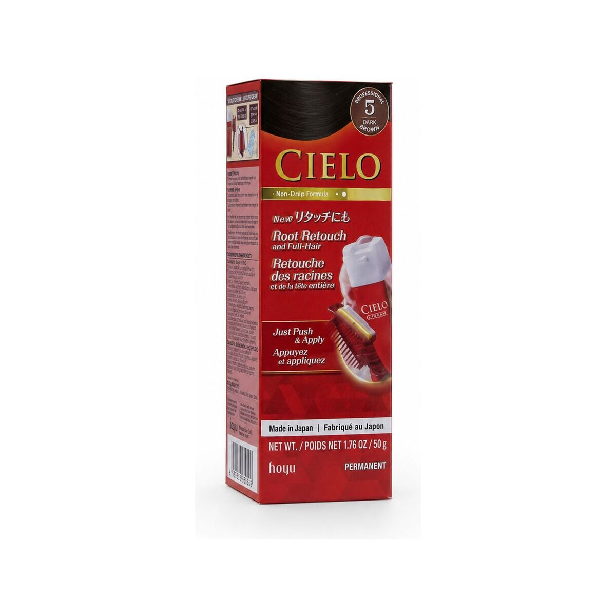 Cielo Hair Colour Cream No. 5 Dark Brown – package view 2