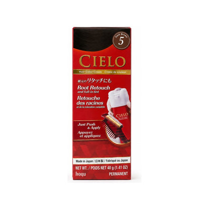 Cielo Hair Colour Cream No. 5 Dark Brown – package view 4