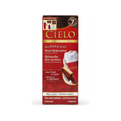 Cielo Hair Colour Cream No. 7 Brownish Black – package view 2
