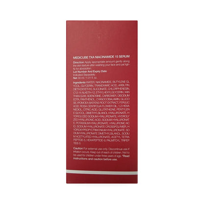 medicube TXA Niacinamide 15 Serum (30 mL) - Directions, Ingredients, Cautions