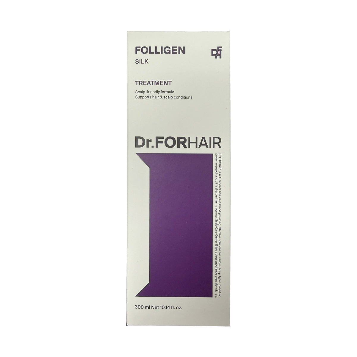 Dr.FORHAIR Folligen Silk Treatment (300 mL) — carton front