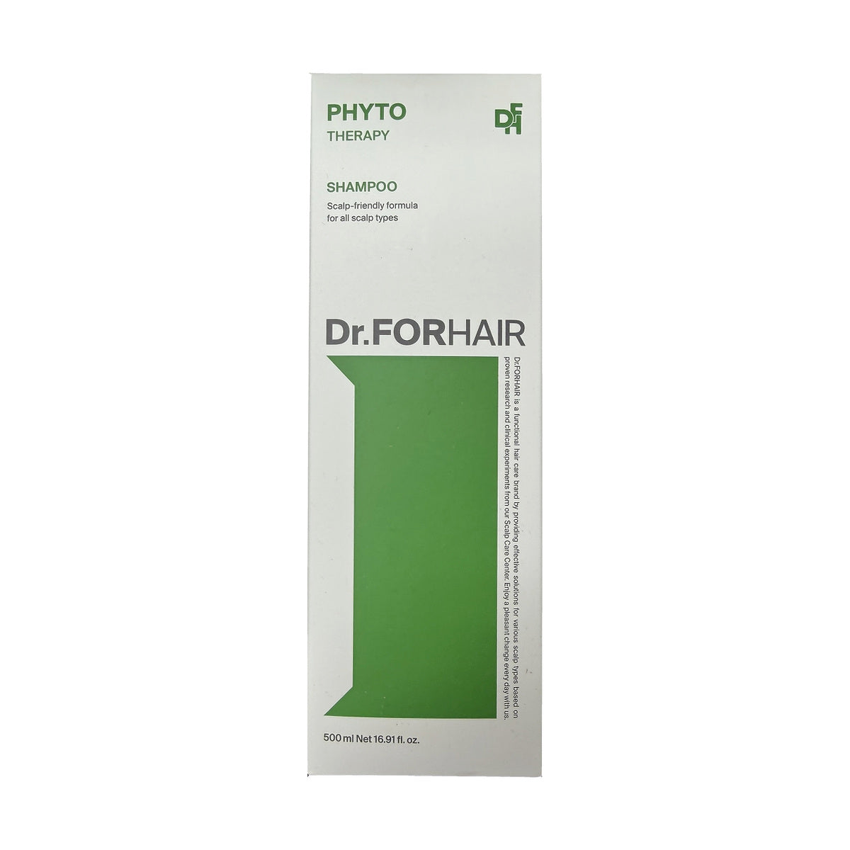 Dr.FORHAIR Phyto Therapy Shampoo (500 mL) — carton front