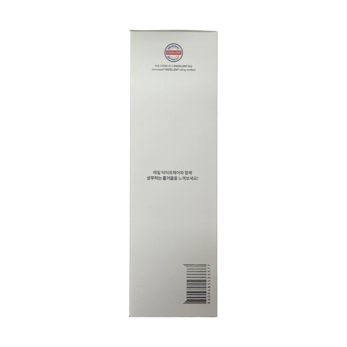 Dr.FORHAIR Phyto Therapy Shampoo (500 mL) — barcode and certification panel