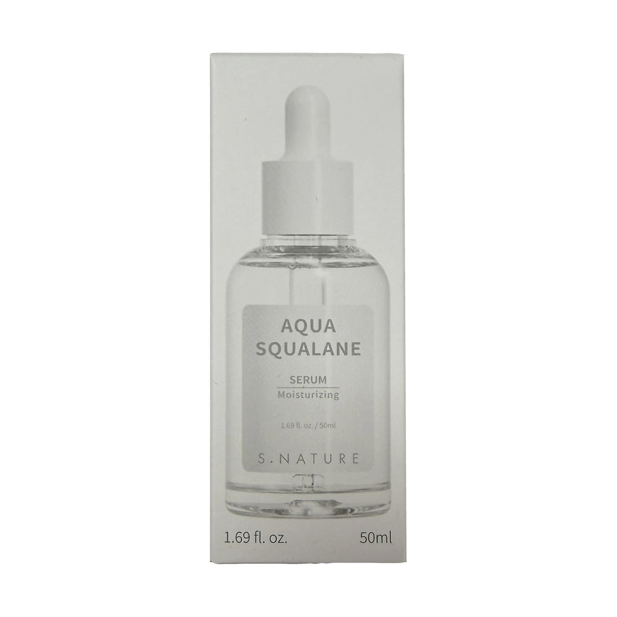 S.Nature Aqua Squalane Serum (50 mL) — carton front