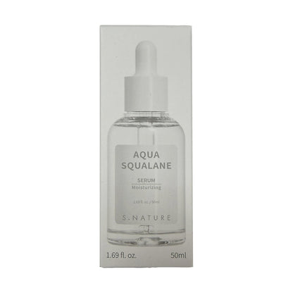 S.Nature Aqua Squalane Serum (50 mL) — carton front