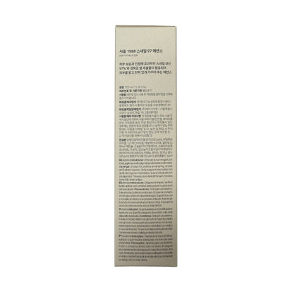 K-SECRET SEOUL 1988 Essence Snail Mucin 97% + Rice (100 mL) — multilingual product information