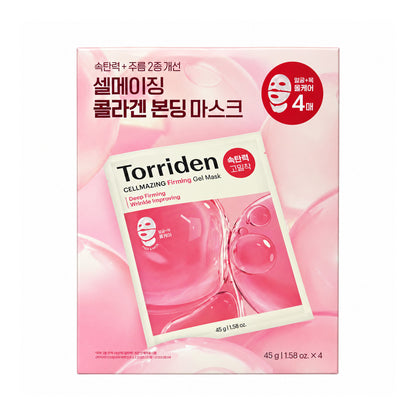 Torriden Cellmazing Firming Gel Mask (4 count) - Product Label