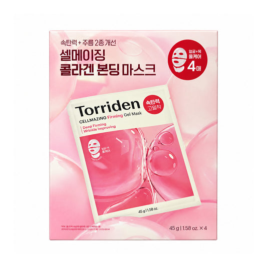 Torriden Cellmazing Firming Gel Mask (4 count) - Product Label