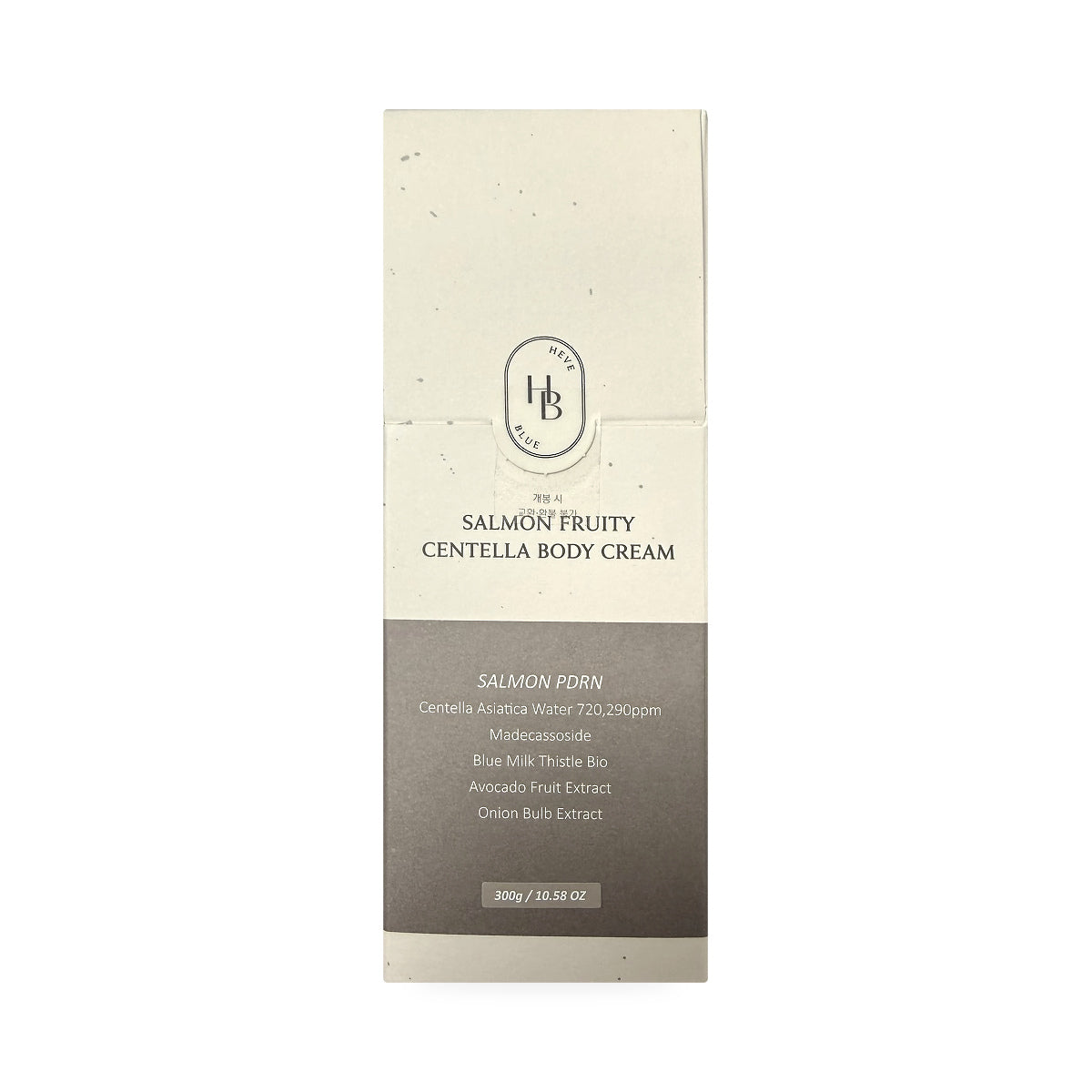 HEVEBLUE Salmon Fruity Centella Body Cream (300 grams) - Front