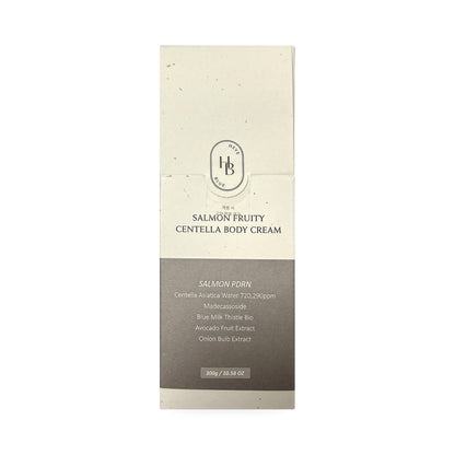 HEVEBLUE Salmon Fruity Centella Body Cream (300 grams) - Front