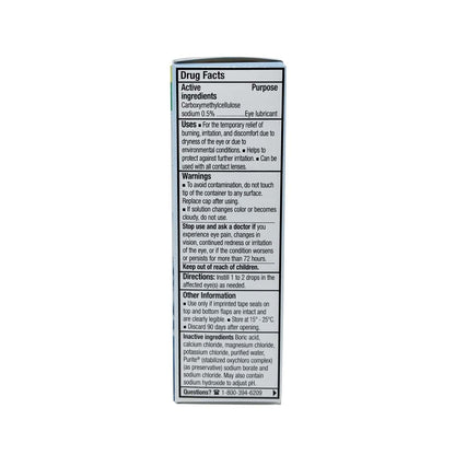 Ingredients, Uses, Warnings, Directions for Allergan Refresh Tears Lubricant Eye Drops (2 x 15 mL) in English