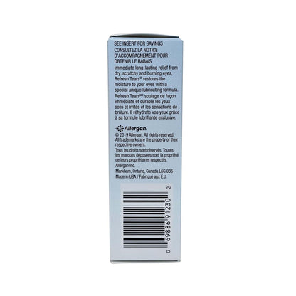 Product description for Allergan Refresh Tears Lubricant Eye Drops (2 x 15 mL)
